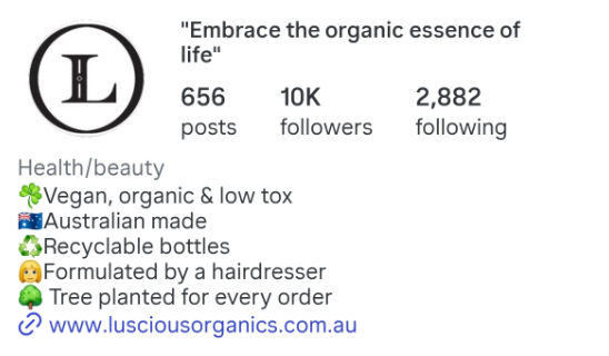 Luscious Organics After